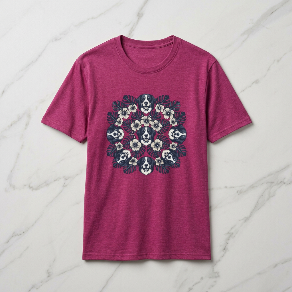 Floral Dog T-Shirt